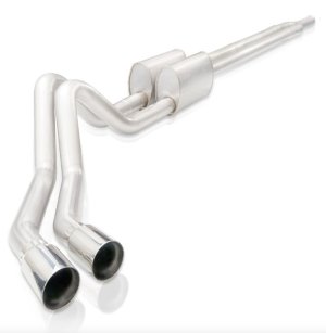 Chevrolet Silverado Performance Exhaust - Stainless Works - Redline Catback with Dual Polished Tips - `19-`20 Chevrolet Silverado Performance Exhaust - Stainless Works - Redline Catback with Dual Polished Tips - `19-`20